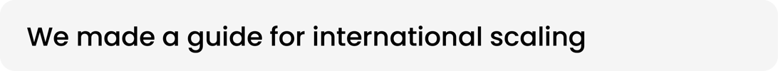 We made a guide for international scaling